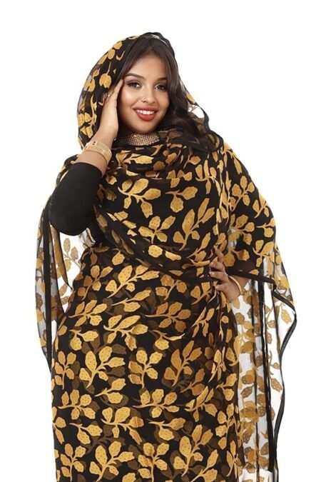 Mustard Leaves Half Width Jacquard Silk