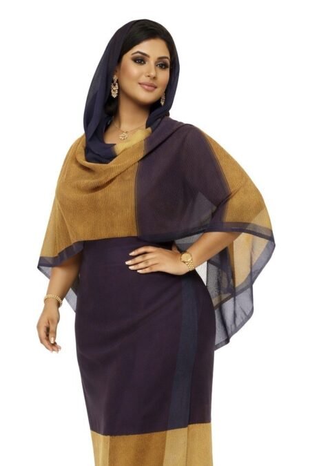 Deeo Ruby Pattern Half Width Voile